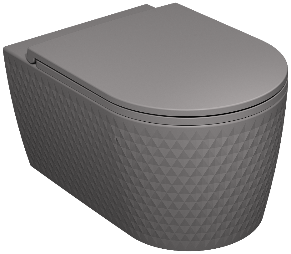 Rondini Asma Klozet Taş Gri - VORTEX  