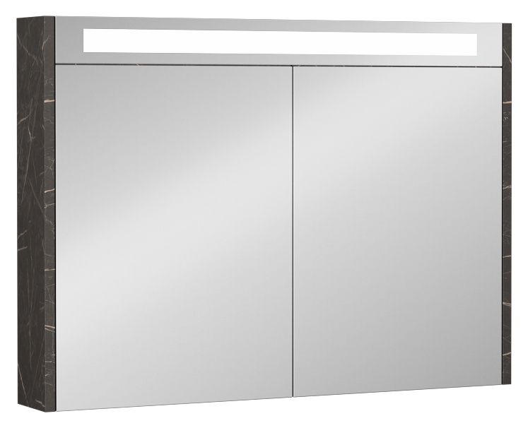 Bella 90cm Dolaplı Ayna -Ledli Latin Mermer