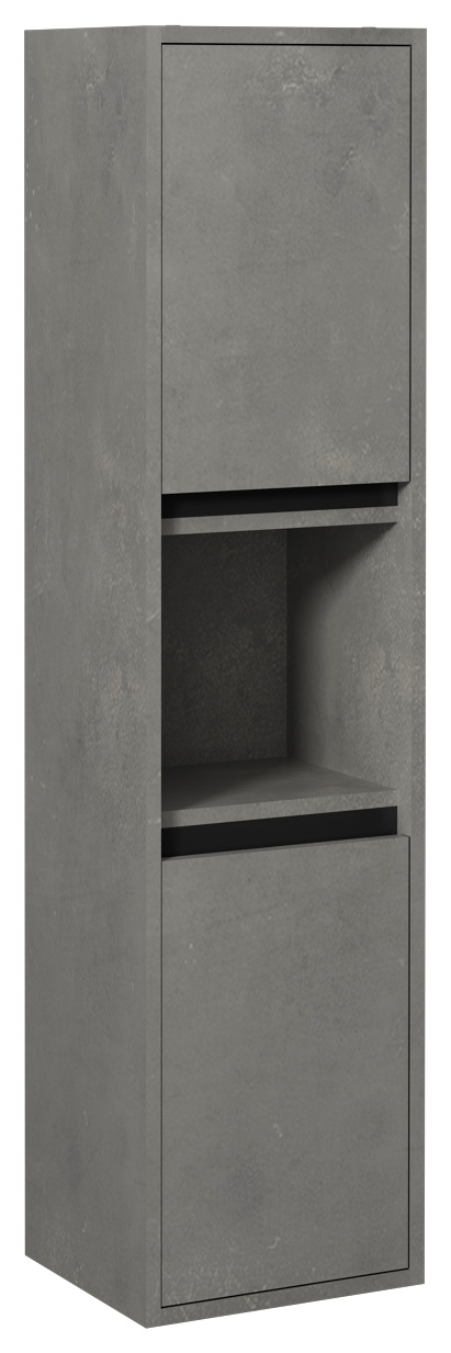 Bella Boy Dolap Sağ Retro Gümüş