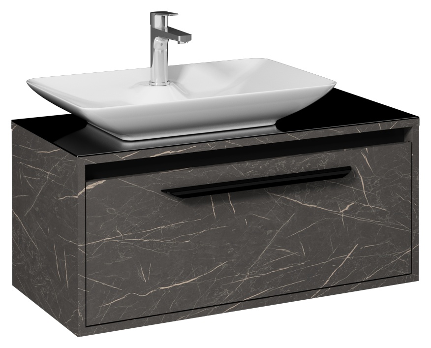 Bella Lavabo Dolabı 90 cm(10SY50065 dahil) Latin Mermer