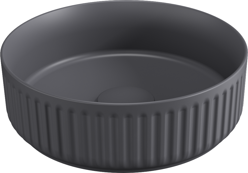 Ion Tezgah Üstü Lavabo 36 cm Antrasit