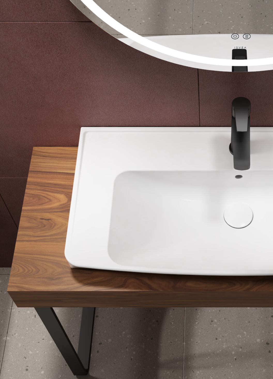 Ventuno Tezgah Üstü Lavabo 55 cm