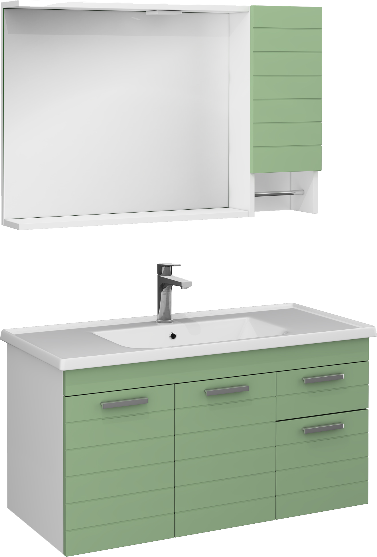 Platon Lavabo Ünitesi Yeşil 100 cm 
