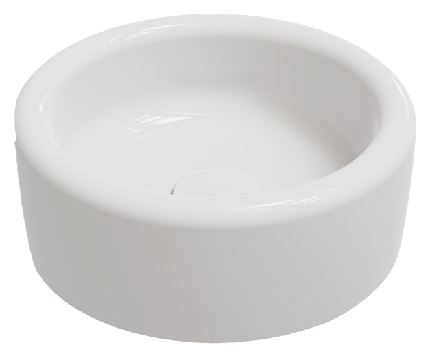 Curvo Tezgah Üstü Lavabo 42 cm Beyaz