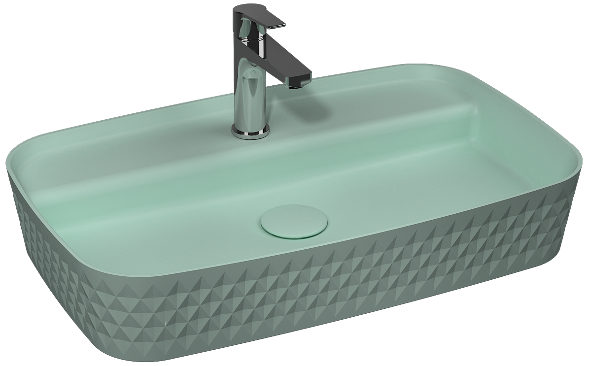 Rondini Tezgah Üstü Lavabo 65 cm Mint