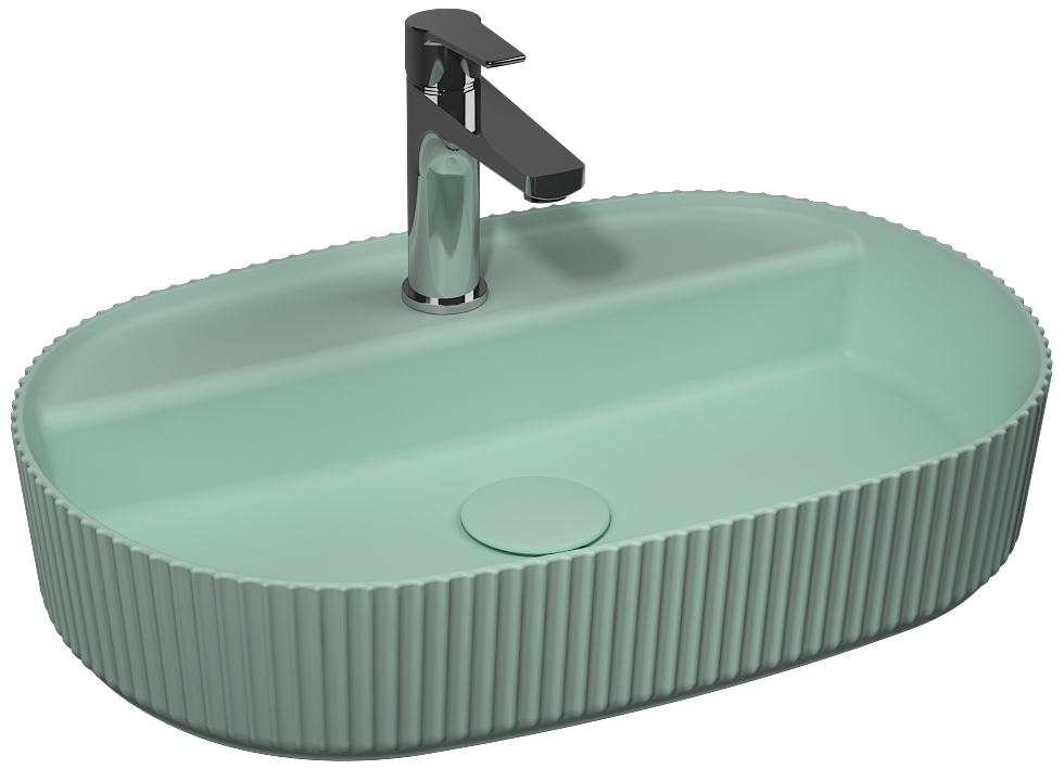 Sintesi Tezgah Üstü Lavabo 60 cm Mint