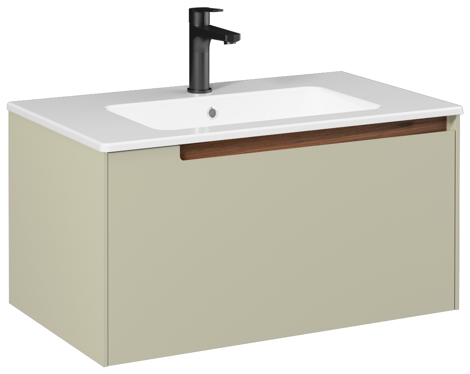 DANTE 80 cm Lavabo Dolab, Açık Yeşil (10SL50081 dahil)