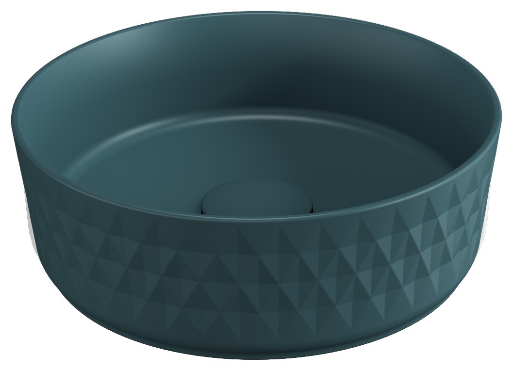 Davanti Tezgah Üstü Lavabo 36 cm Petrol Yeşili