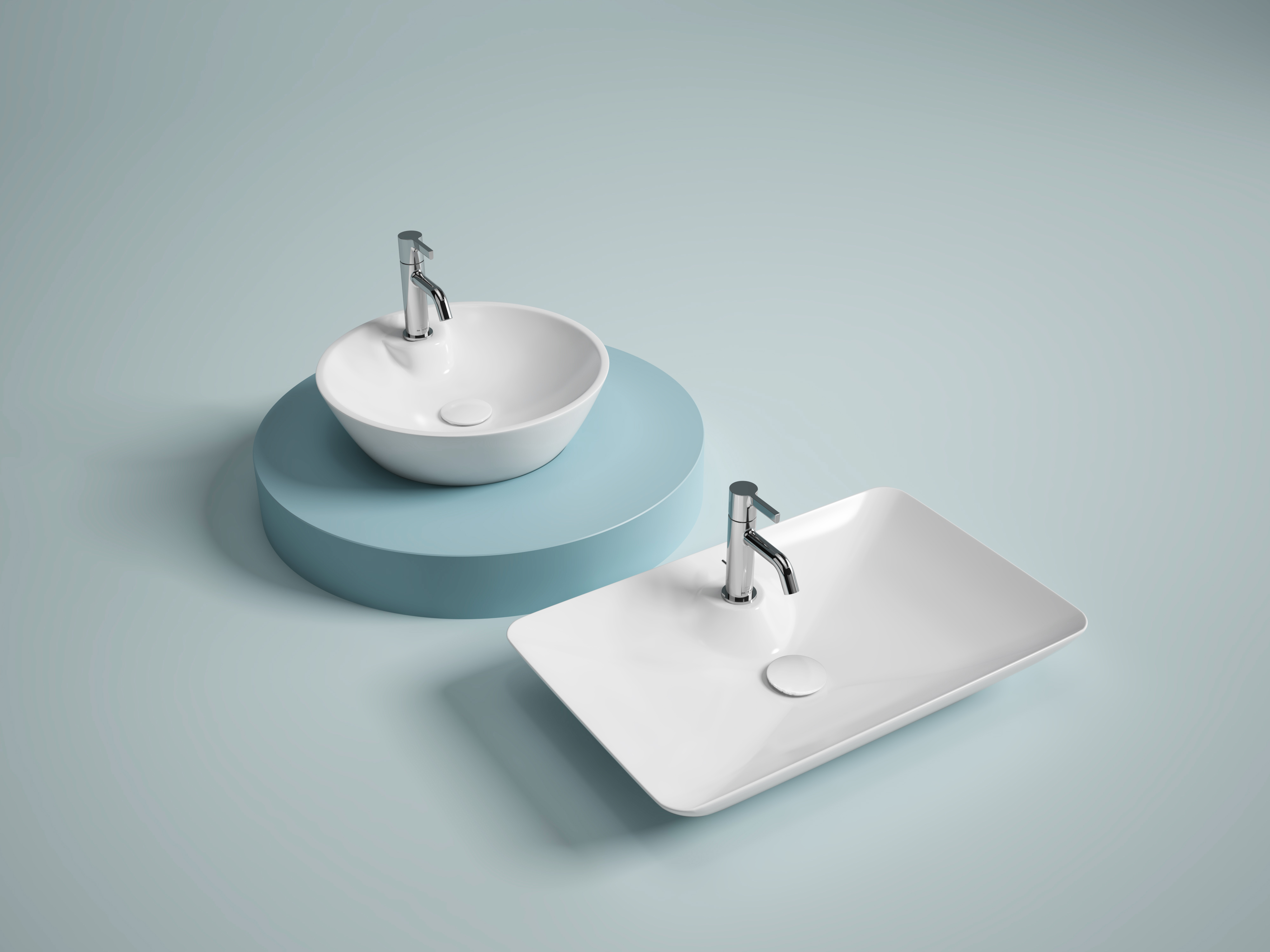 Sistema Y Tezgah Üstü Lavabo 65 cm