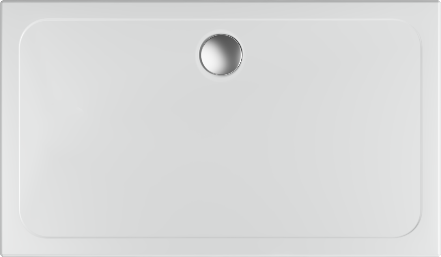 Flat Fireclay Seramik Duş Teknesi 120x70cm