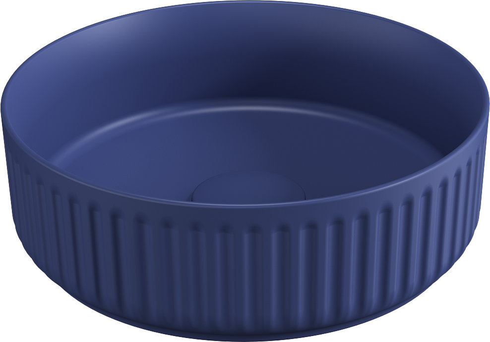 Ion Tezgah Üstü Lavabo 36 cm Isvea Mavisi