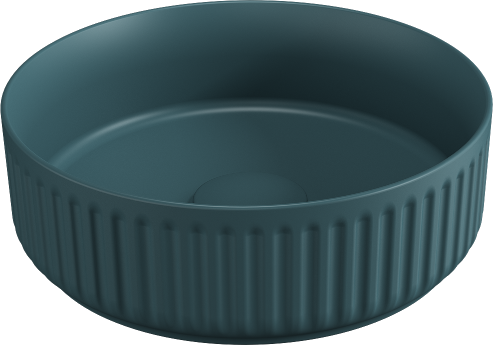 Ion Tezgah Üstü Lavabo 36 cm Petrol Yeşili