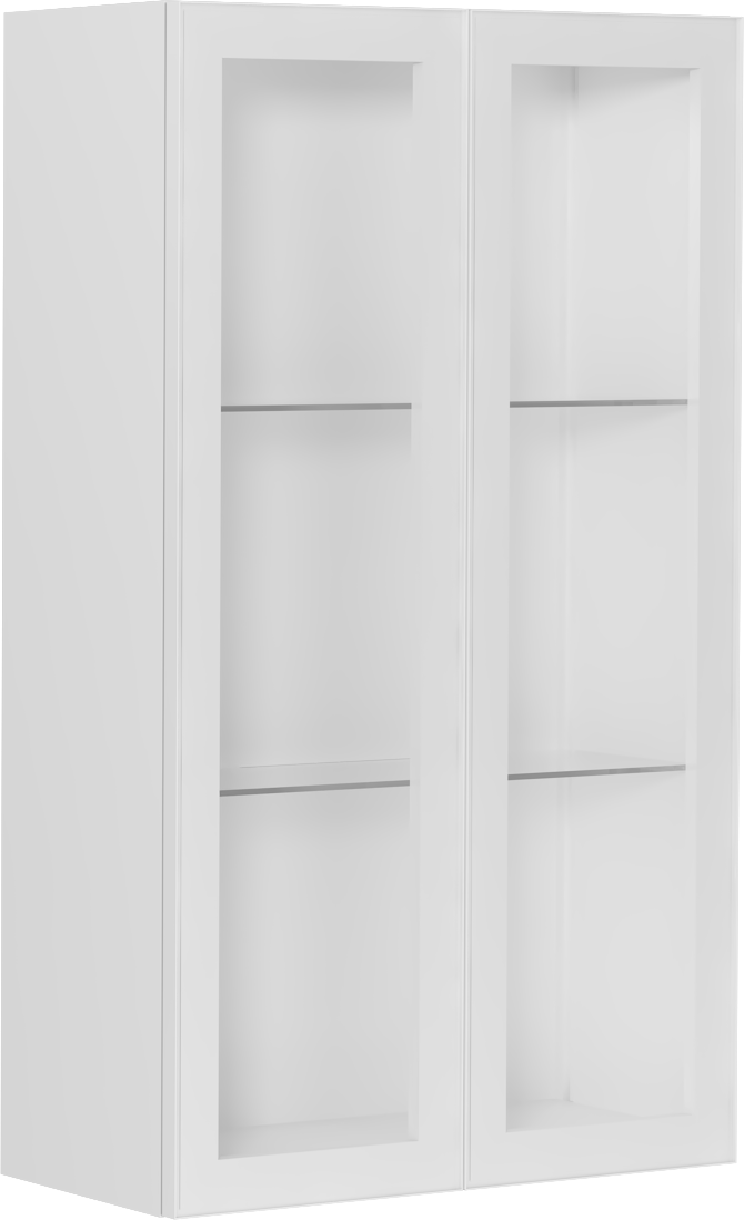 Infinity Artisan Cam Kapaklı Dolap Beyaz 60 cm 
