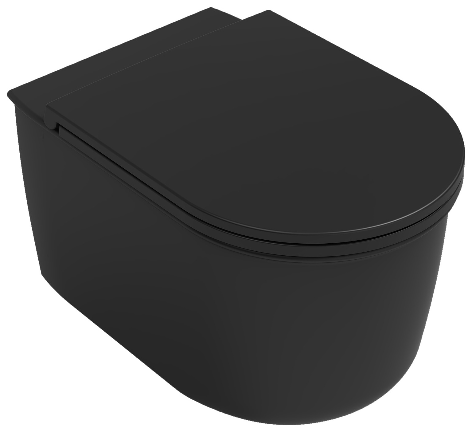 Fluido Waterfall Flush Asma Klozet Siyah