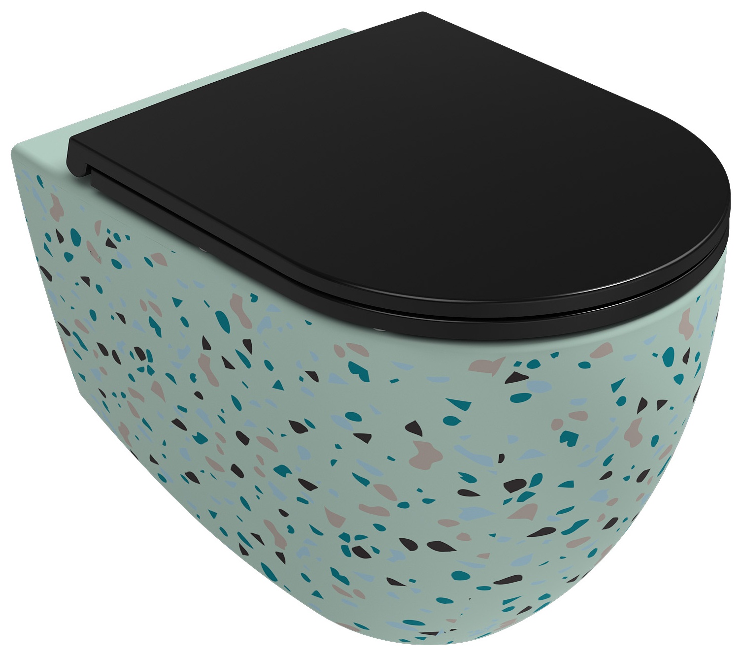 Infinity CleaRim Plus Asma Klozet Terrazzo Mint