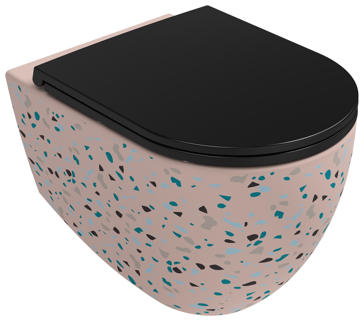 Infinity CleaRim Plus Asma Klozet Terrazzo Somon