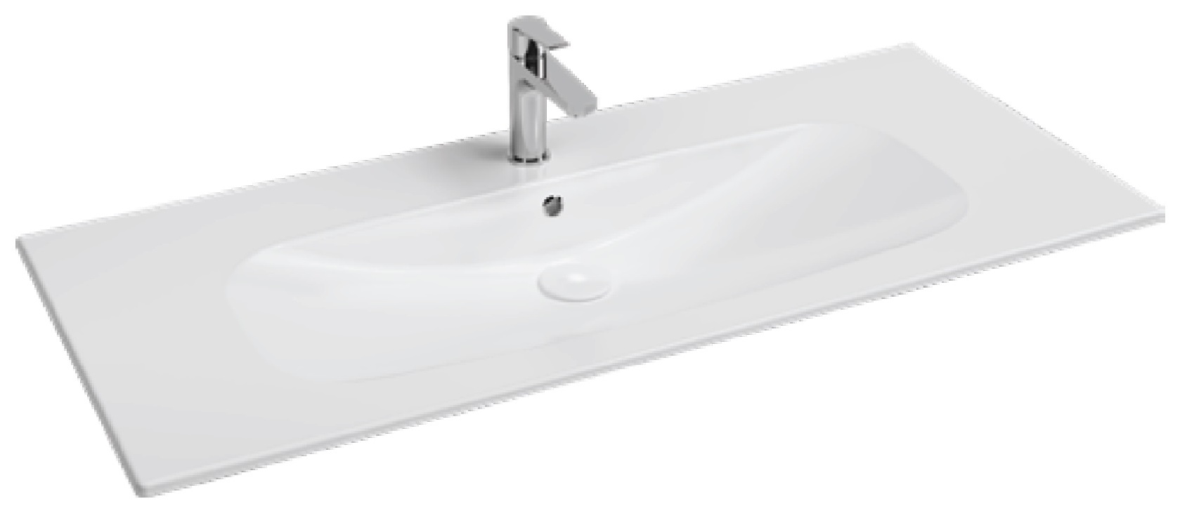 Infinity Flat Lavabo 101 cm