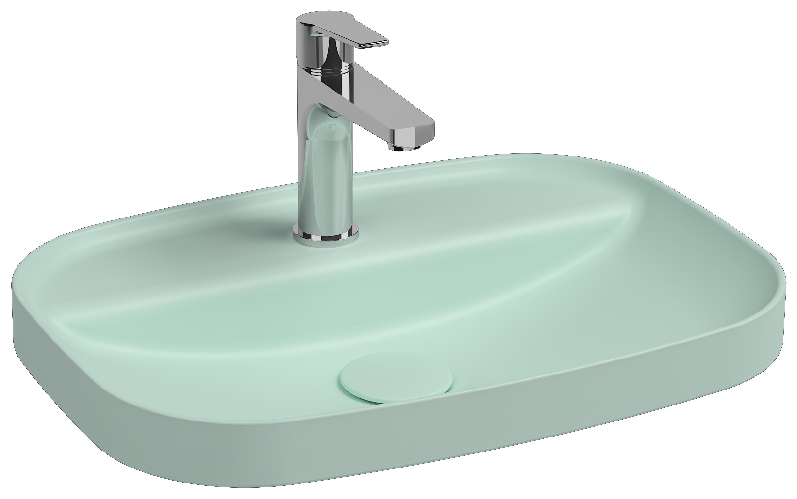 Infinity Inset Lavabo 55 cm Mint