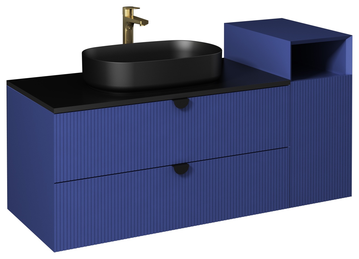 Infinity Lavabo Dolabı 100cm (10NF65055-2N dahil) Gece Mavisi