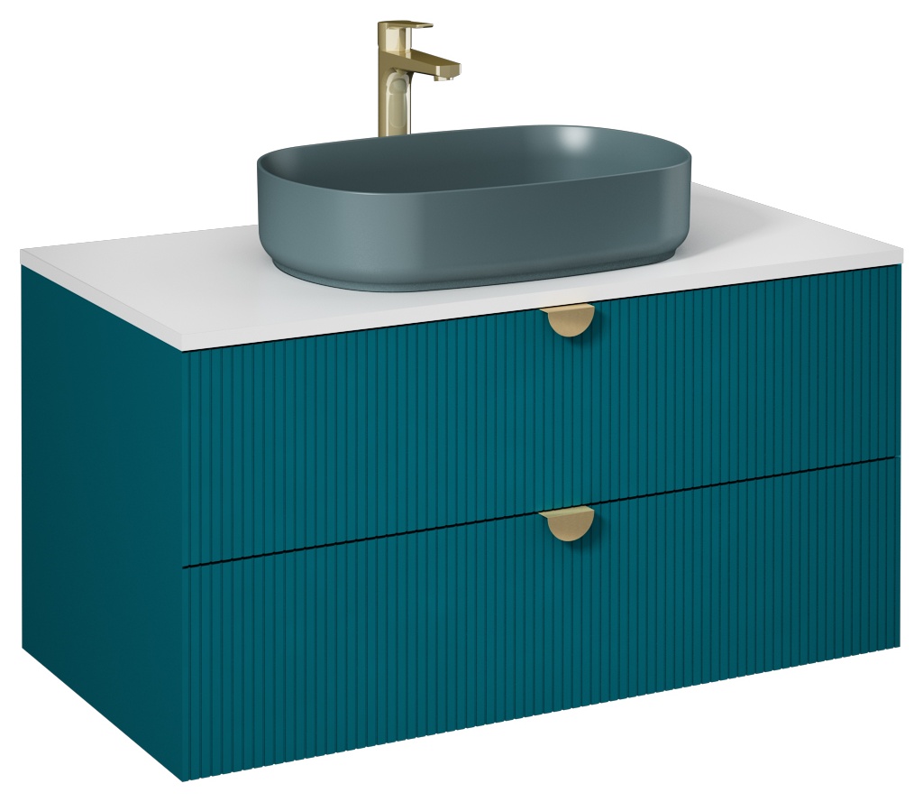 Infinity Lavabo Dolabı100cm ( 10NF65055-2Pdahil) Okyanus