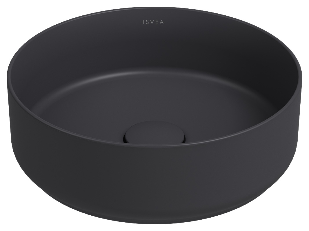 Infinity Tezgah Üstü Lavabo 36 cm Antrasit