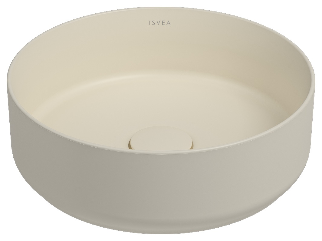 Infinity Tezgah Üstü Lavabo 36 cm Fildişi