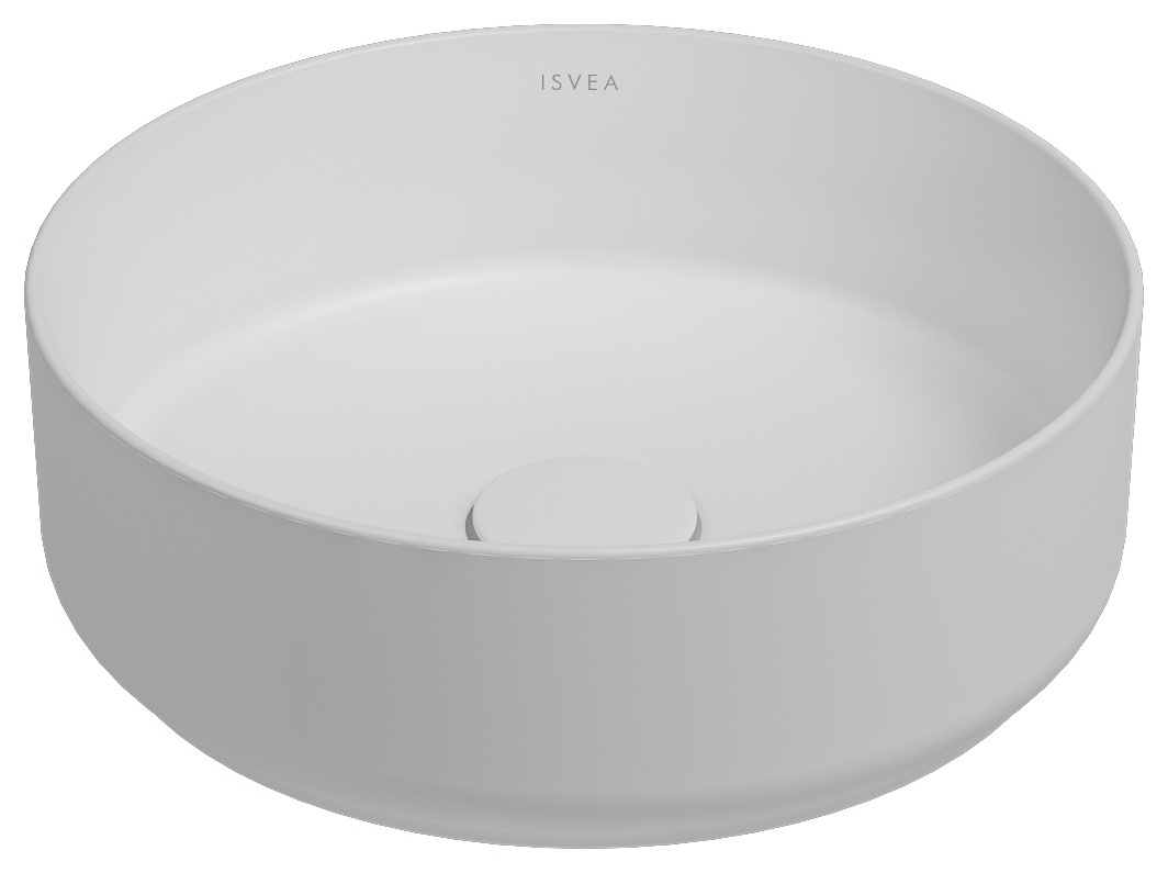 Infinity Tezgah Üstü Lavabo 36 cm Mat Beyaz