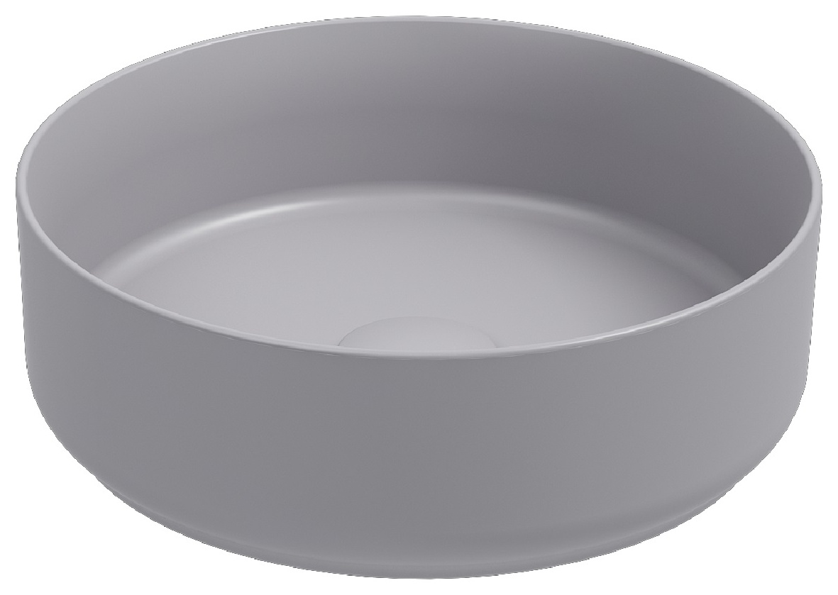 Infinity Tezgah Üstü Lavabo 36 cm Taş Gri