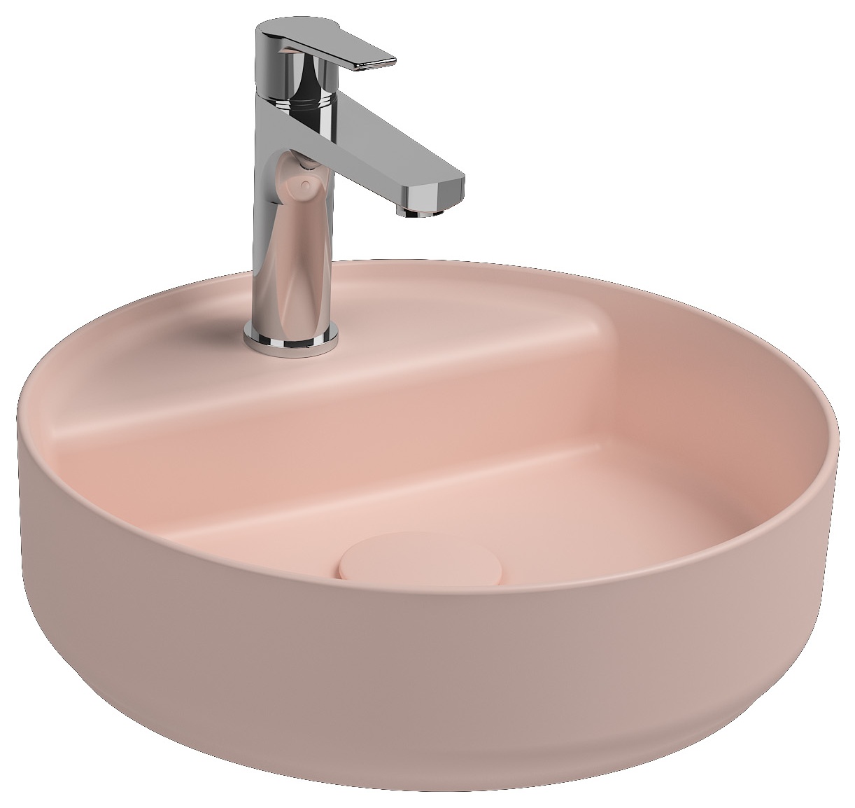 Infinity Tezgah Üstü Lavabo 42 cm Somon