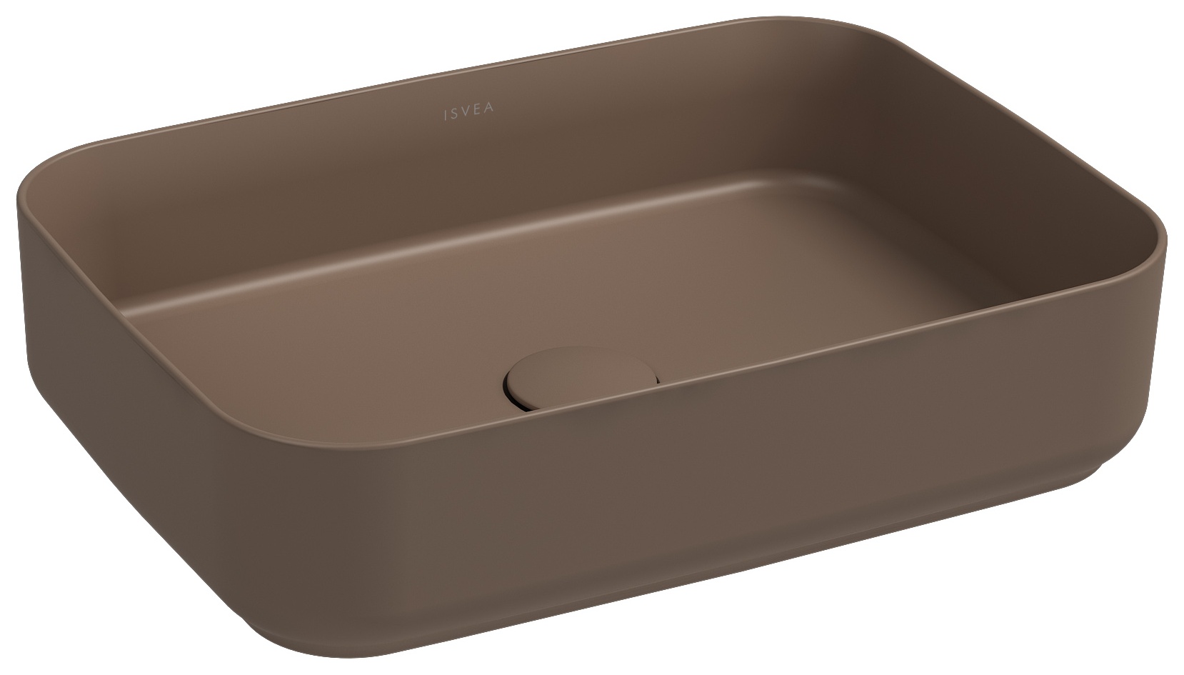 Infinity Tezgah Üstü Lavabo 50 cm Vizon