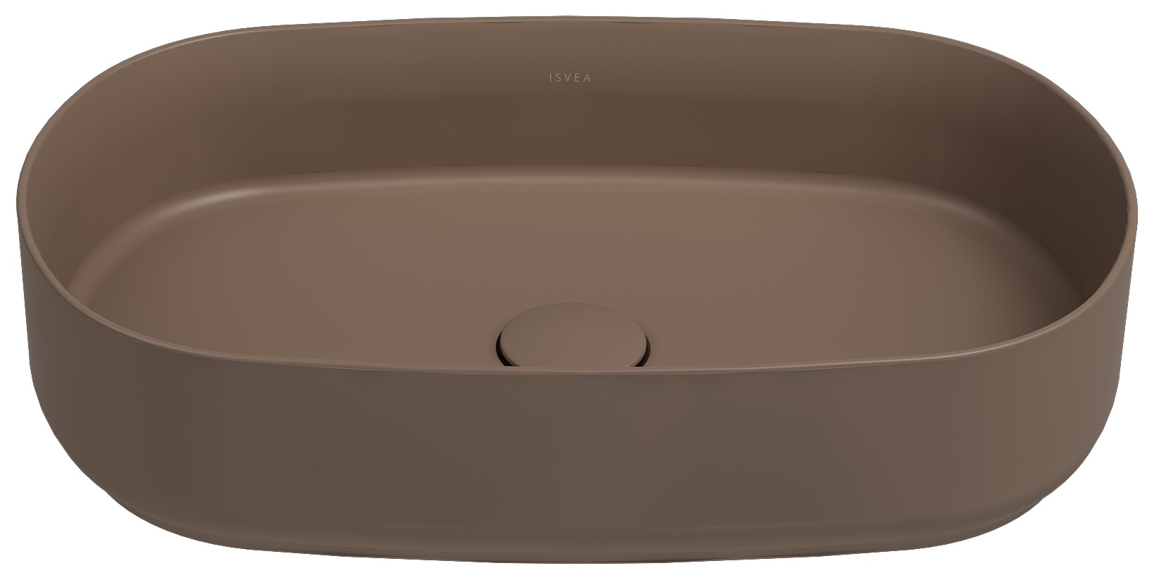 Infinity Tezgah Üstü Lavabo 55 cm Vizon