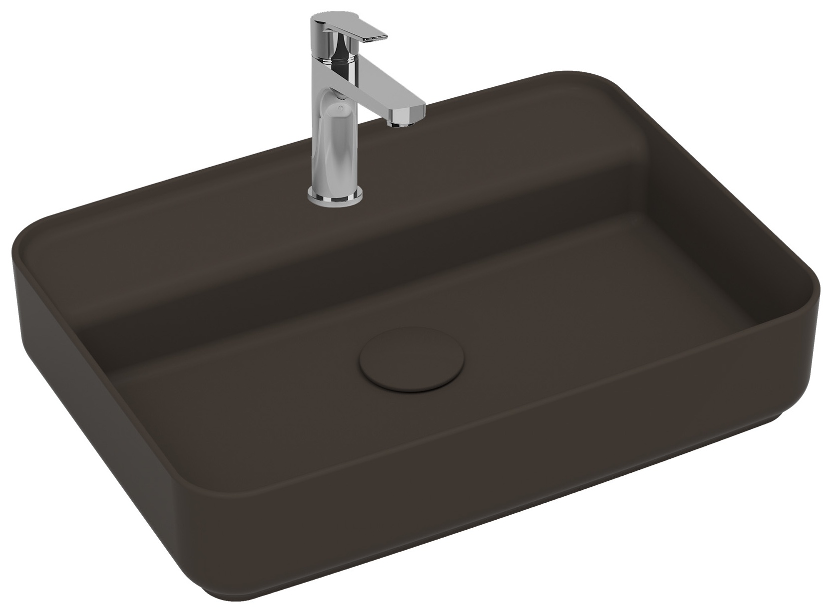 Infinity Tezgah Üstü Lavabo 55 cm Vizon