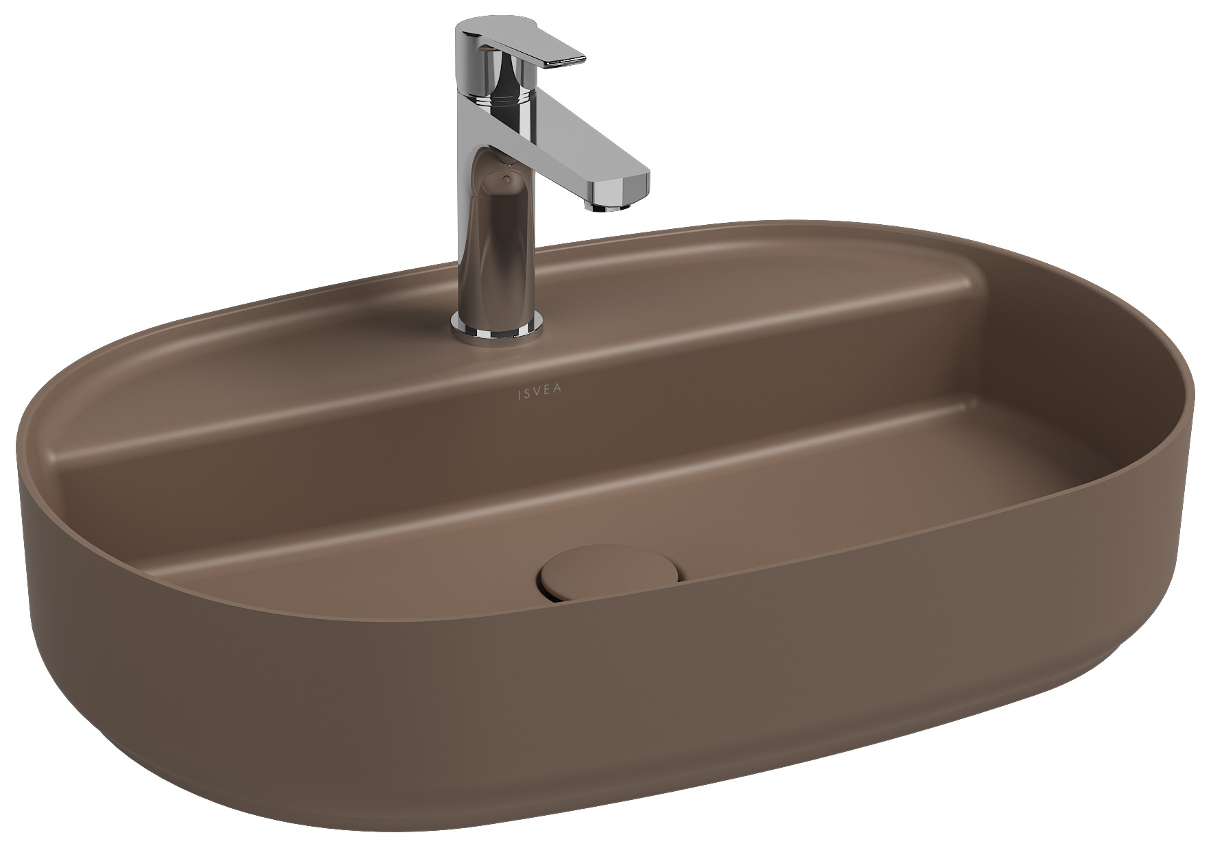 Infinity Tezgah Üstü Lavabo 60 cm Vizon