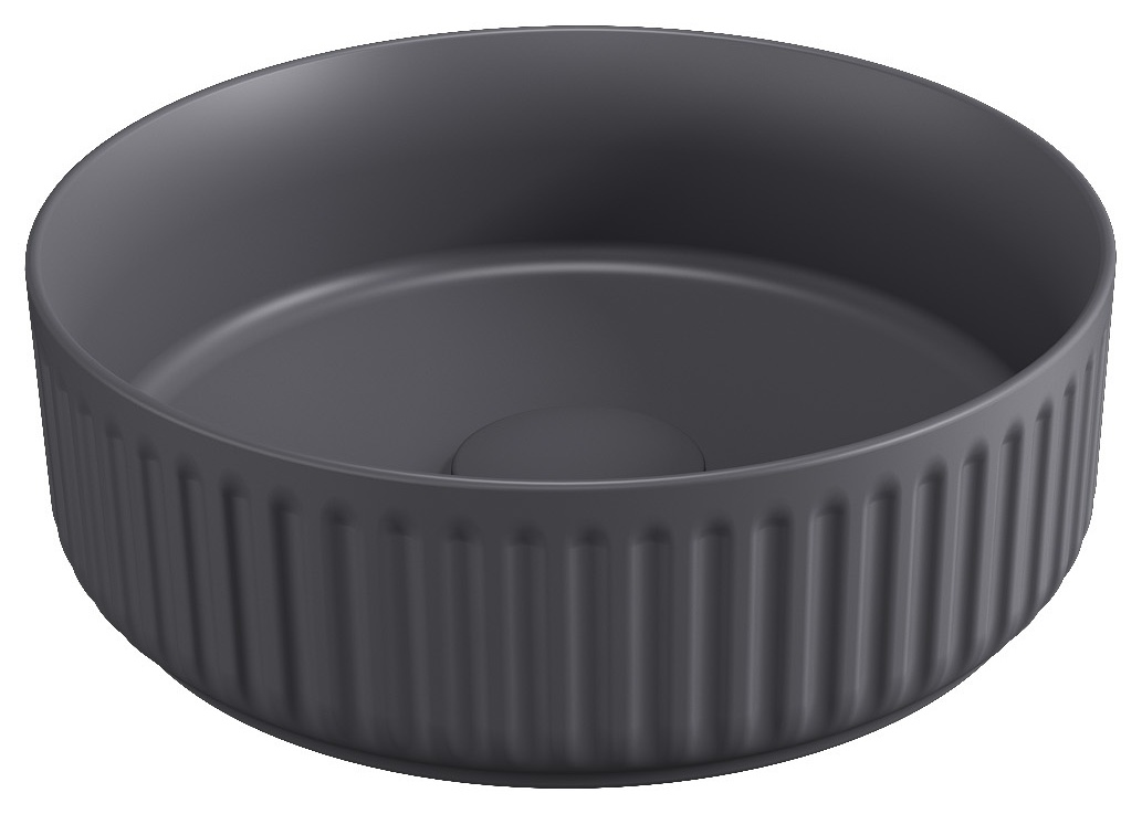 Ion Tezgah Üstü Lavabo 36 cm Antrasit