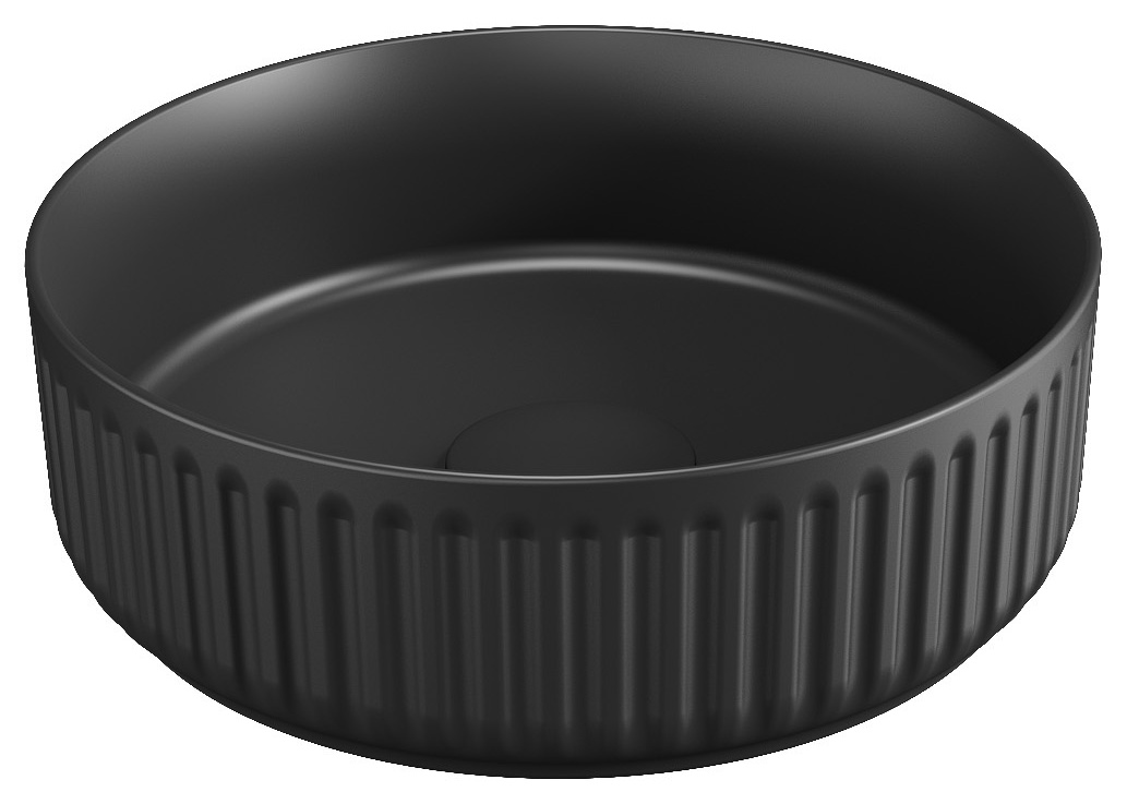 Ion Tezgah Üstü Lavabo 36 cm Siyah