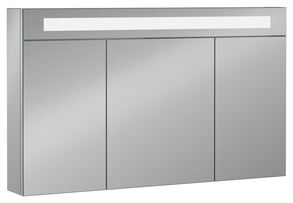 M9 Ayna Dolap 100 cm Ledli 3 Kapak