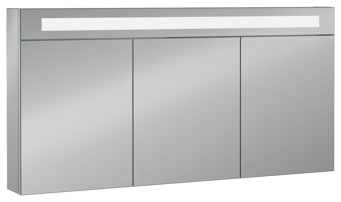 M9 Ayna Dolap 120 cm Ledli 3 Kapak