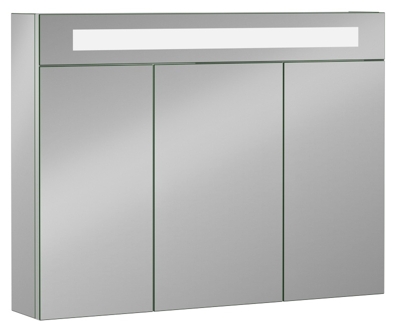 M9 Ayna Dolap 80 cm Ledli 3 Kapak