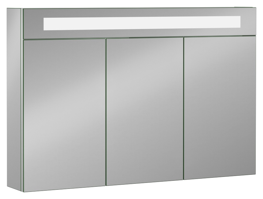 M9 Ayna Dolap 90 cm Ledli 3 Kapak