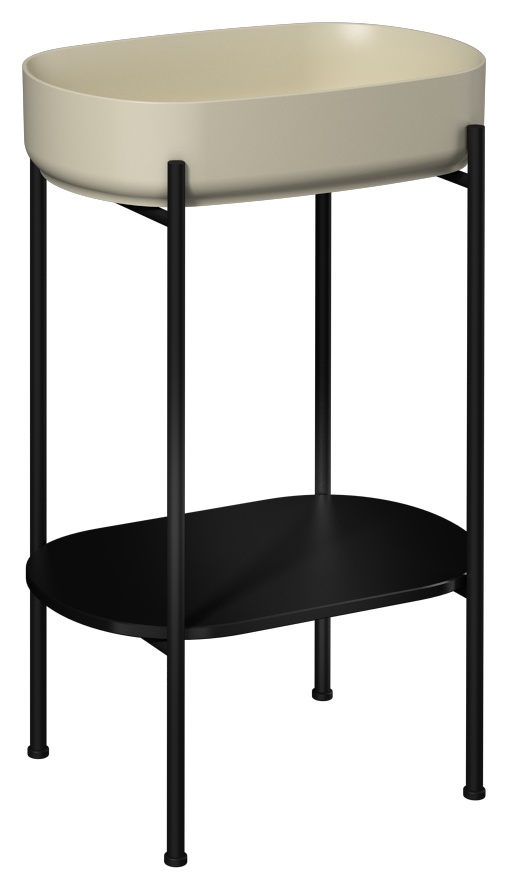 Puno 55cm Lavabo Ünitesi (10NF65055-2H dahil) Siyah