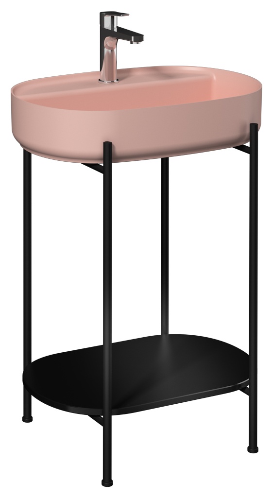 Puno 60cm Lavabo Ünitesi (10NF65060-2Sdahil) Siyah