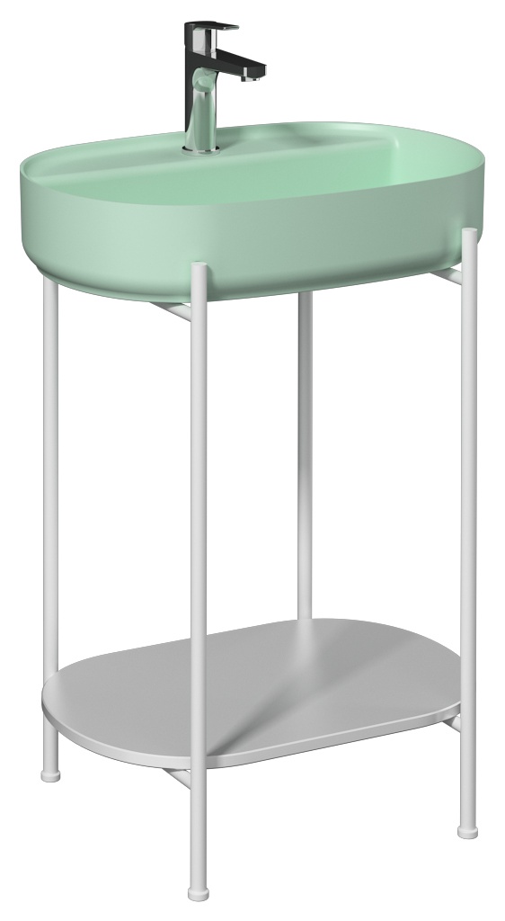 Puno 60cm Lavabo Ünitesi (10NF65060-2Tdahil) Beyaz