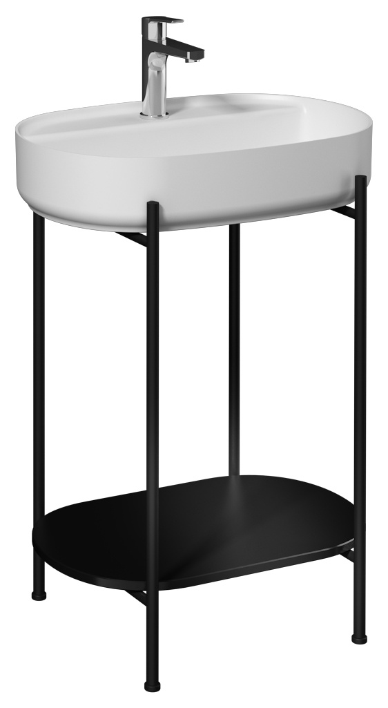 Puno 60cm Lavabo Ünitesi (10NF65060dahil) Siyah