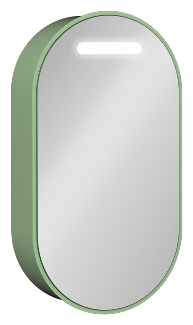 Puno Ayna Dolap Sol Pastel Yeşil