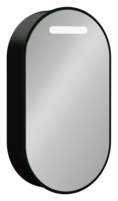 Puno Dolaplı Ayna Ledli Sol Siyah