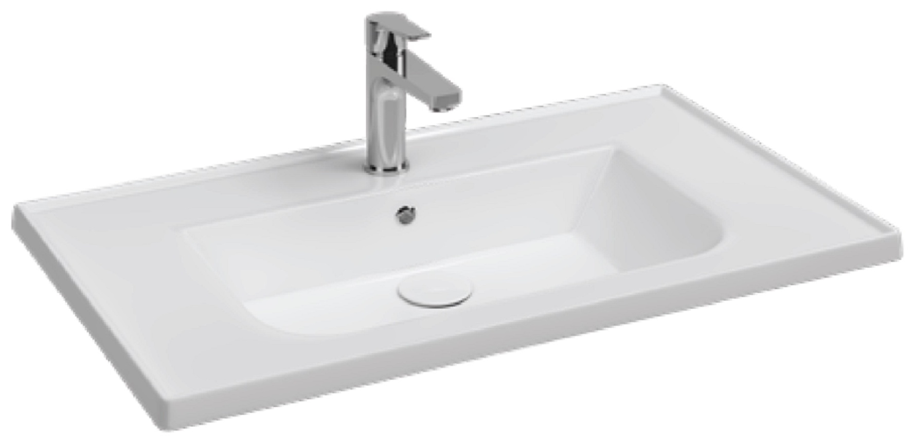 Sistema L Lavabo 81 cm