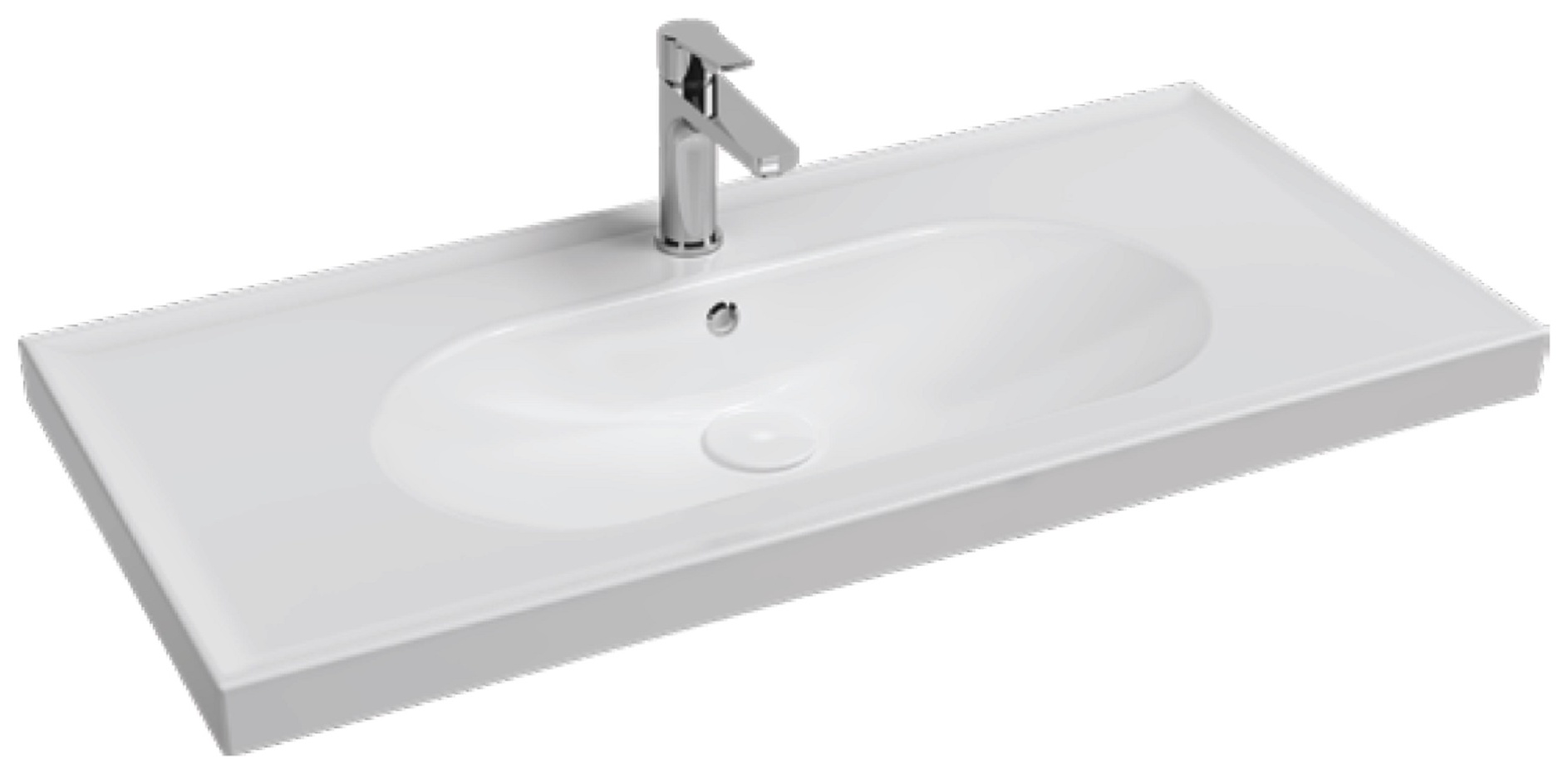 Sistema R Lavabo 101 cm