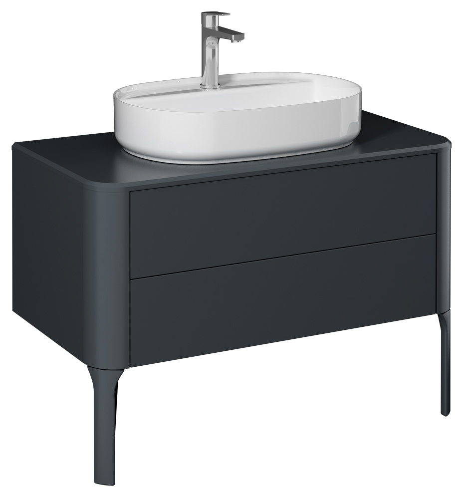 Sogno 100 cm Lavabo Dolabı (10NF65060 dahil) Antrasit