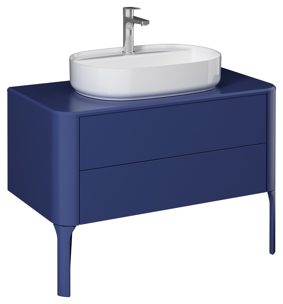 Sogno 100 cm Lavabo Dolabı (10NF65060dahil) Gece Mavisi