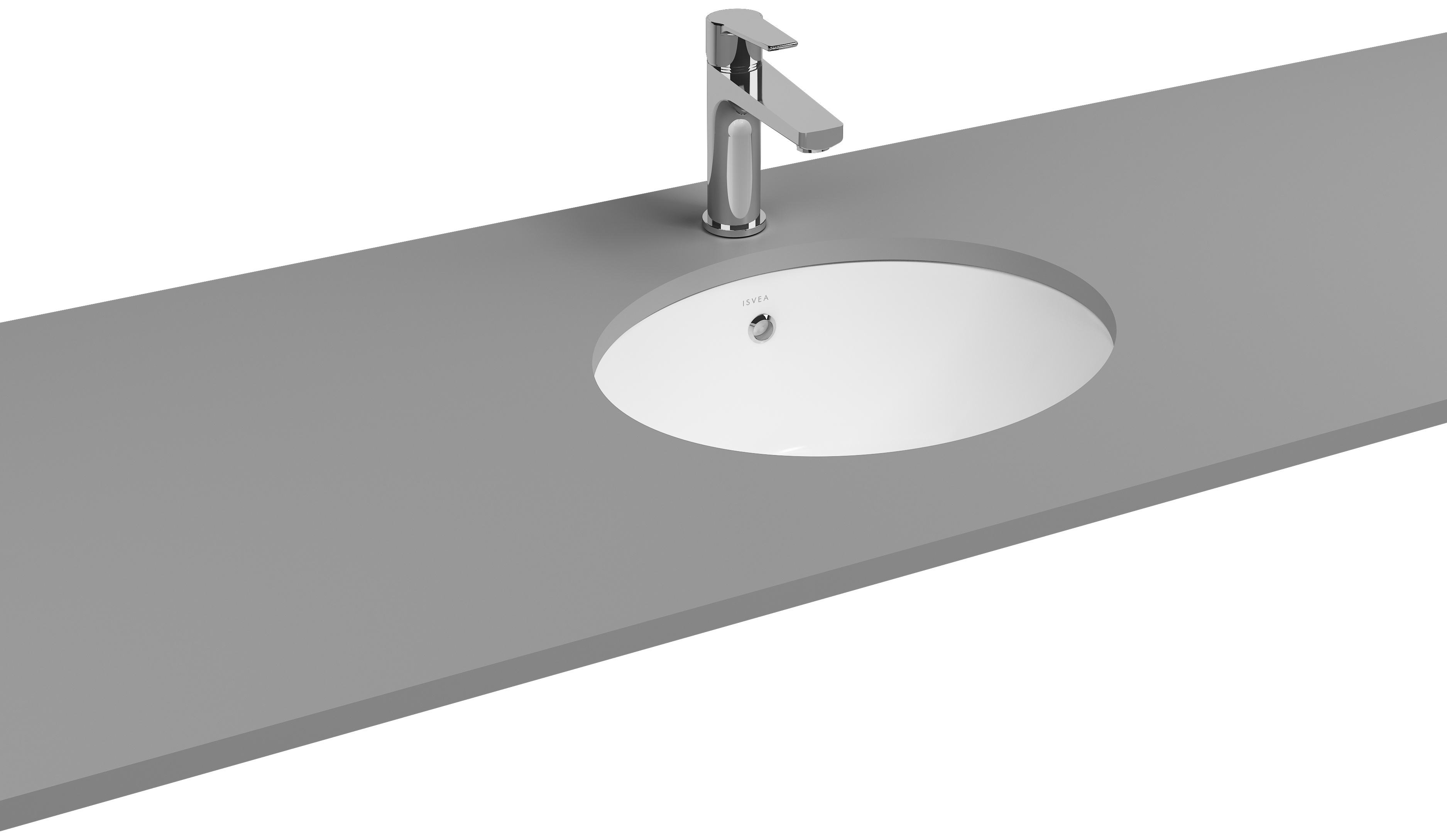 Soluzione Tezgah Altı Lavabo 46 cm